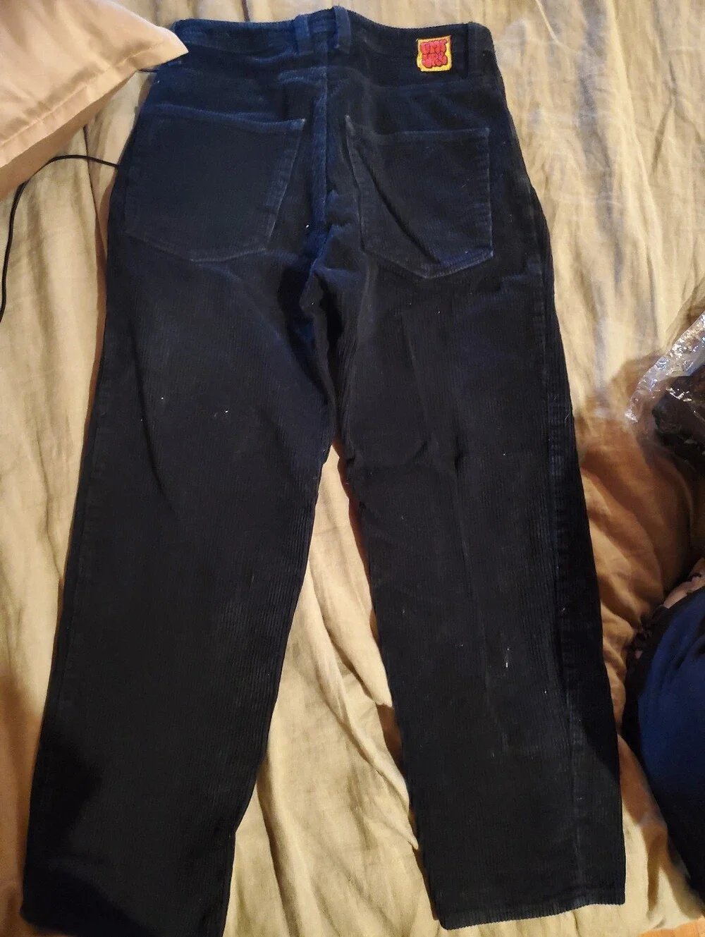 EMPYRE Black Corduroy Women’s Jeans - Classic Straight Fit